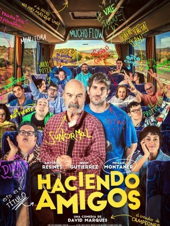 Cartel de Haciendo amigos