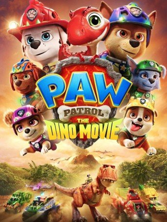 Cartel de La patrulla canina: la dino película