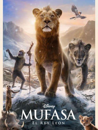 Cartel de Mufasa: el rey león