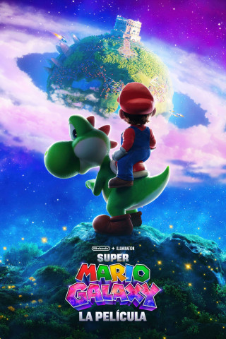 Cartel de Super mario galaxy la película