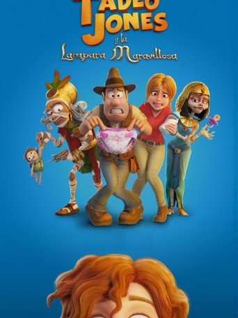 Cartel de Tadeo jones y la lámpara maravillosa
