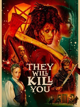 Cartel de Te van a matar