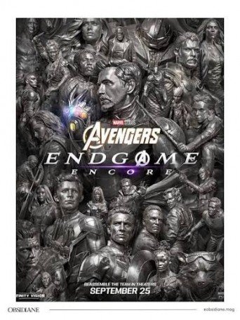 Cartel de Vengadores: endgame encore