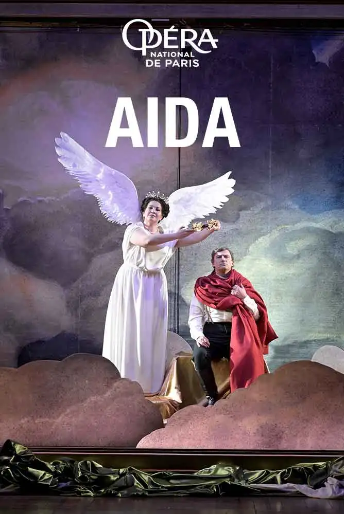 Cartel de Aida operaPendiente de calificación 