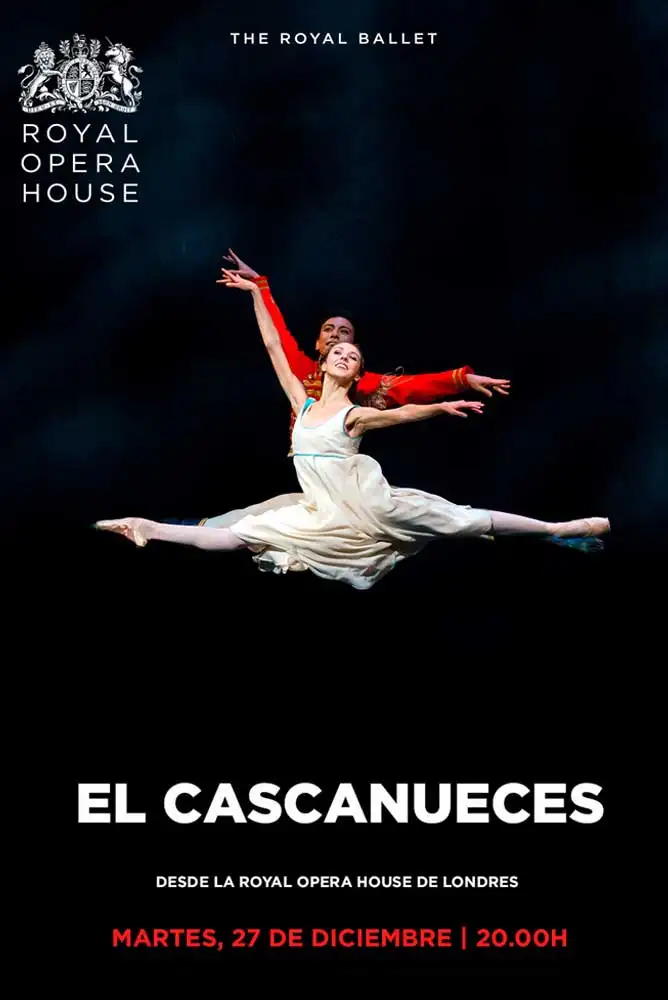 Cartel:  Ballet El cascanueces, ballet de Chaikovski 