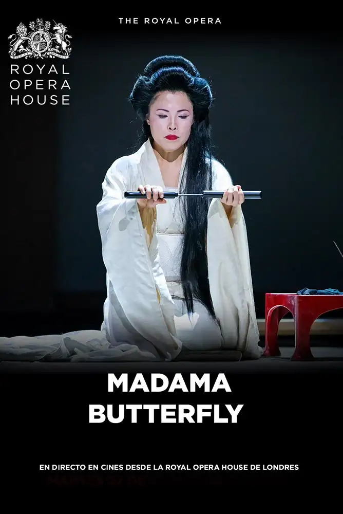 Cartel:  Ópera Madama Butterfly, de Puccini 