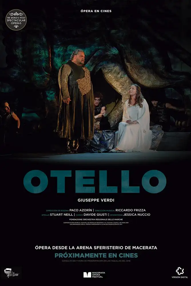 Cartel:  Ópera Otello, de Verdi 