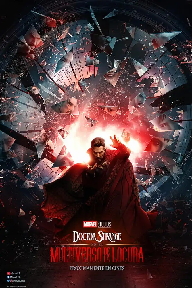 Cartel:  Doctor Strange en el multiverso de la locura VOSE 