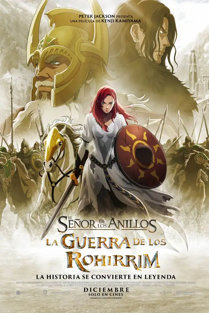 Cartel de El señor de los anillos: La guerra de los Rohirrim VOSE 