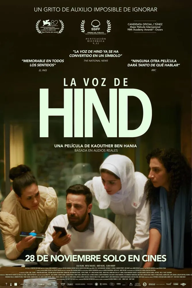 Cartel de La voz de Hind 