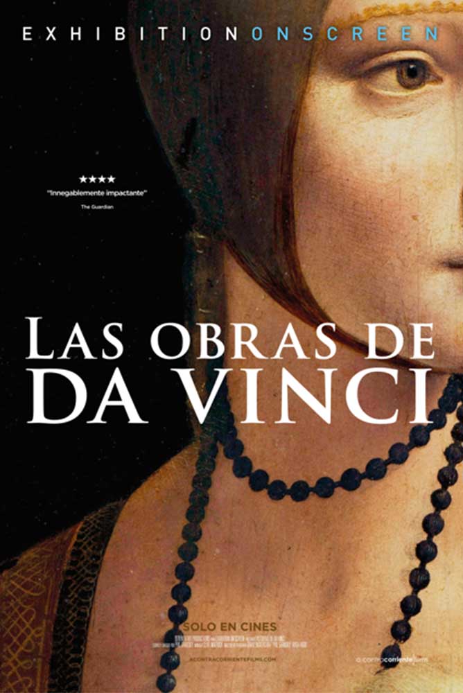 Cartel de Las obras de Da Vinci 