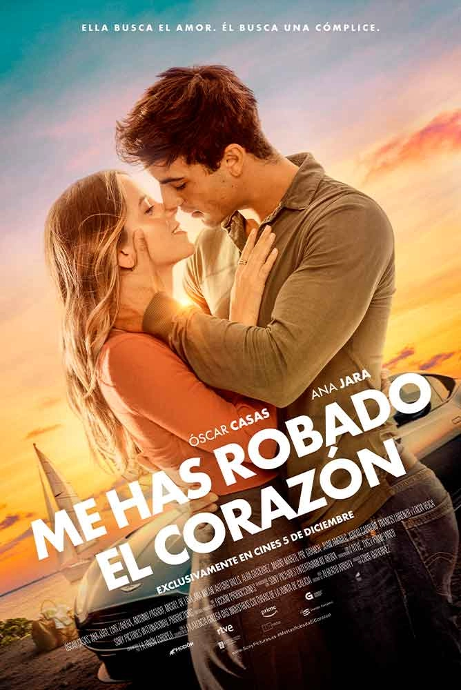 Cartel de Me has robado el corazón 