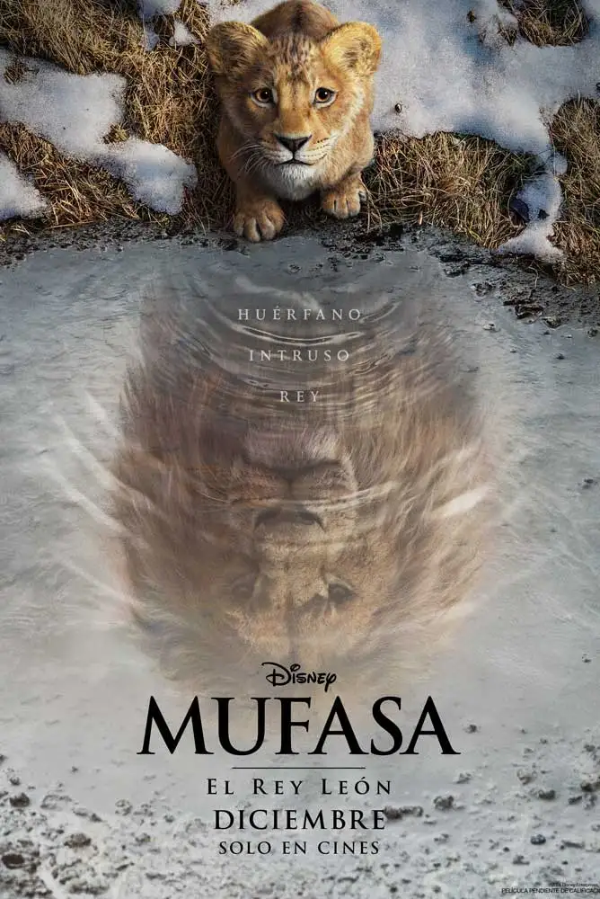 Cartel de Mufasa: El rey león 