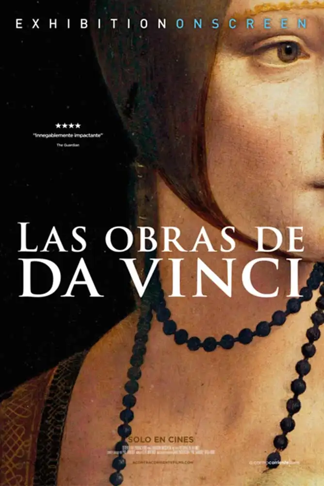 Cartel:  Preestreno Las obras de Da Vinci 