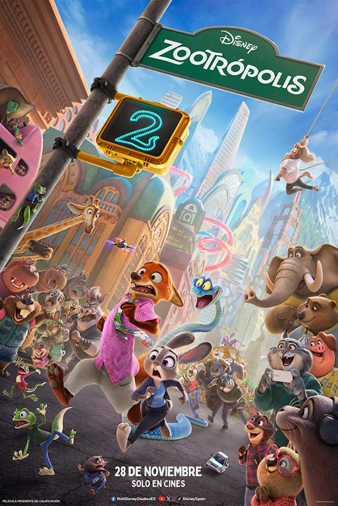 Cartel de Zootrópolis 2 