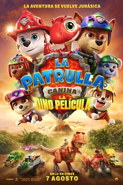 Cartel de La Patrulla Canina: La Dino Película